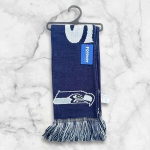 SEAHAWKS Forever Collectibles Navy and White Scarf - Unisex